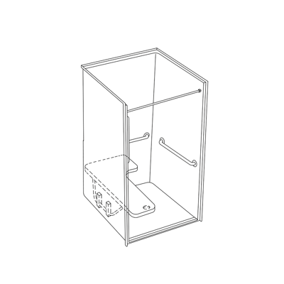 Image pour SSS4248BF - Accessible Shower