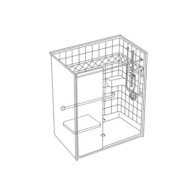 Image for SST6336BF COL WW (MC) - Accessible Shower