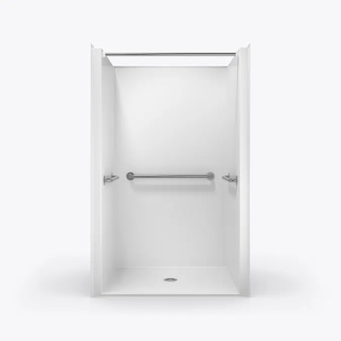 SSS4897BF - Accessible Barrier-Free Solid-Surface Shower