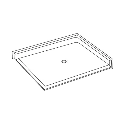 Image for XSB 6060BF COL DE C - AcrylX™ Barrier-Free Shower Base, Double-Entry