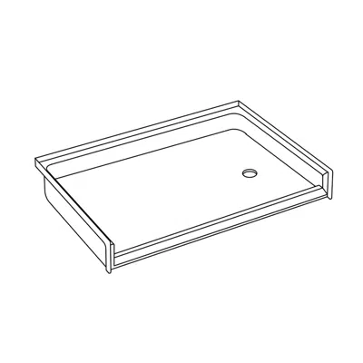 Image for Comfort Designs XSB 6030BF COL C - AcrylX™ Barrier-Free Shower Base