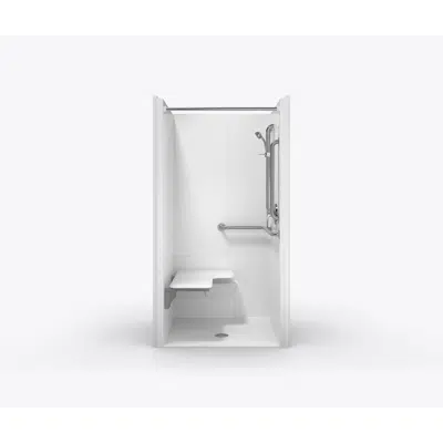 画像 SSS3636 SH - Accessible Barrier-Free Solid-Surface Shower