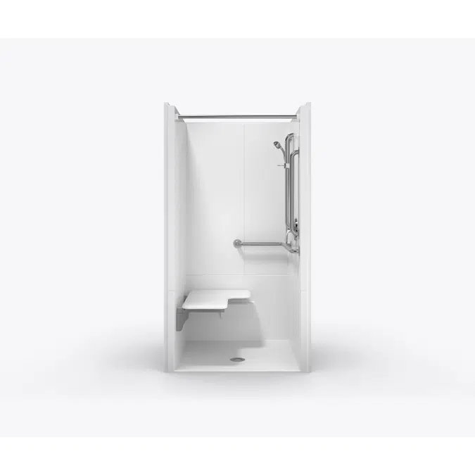 SSS3636 SH - Accessible Barrier-Free Solid-Surface Shower