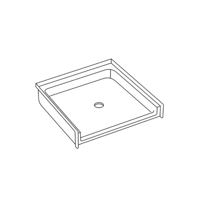 Image for XSB 3838BF .5 - 36 x 36 AcrylX™ Transfer Shower Base