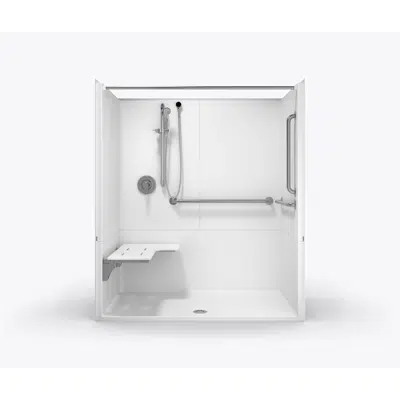 Image for XSS6037BF 3P - 60 x 36 Code Compliant AcrylX™ Multi-Piece Roll in Shower