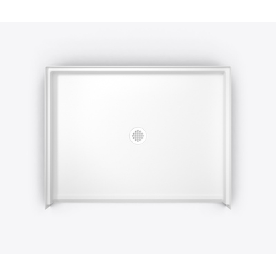 Image for SSB 4836BF COL - Solid-Surface Barrier-Free Shower Base
