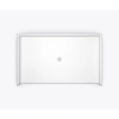 SSB 6036BF COL C - Solid-Surface Barrier-Free Shower Base图像