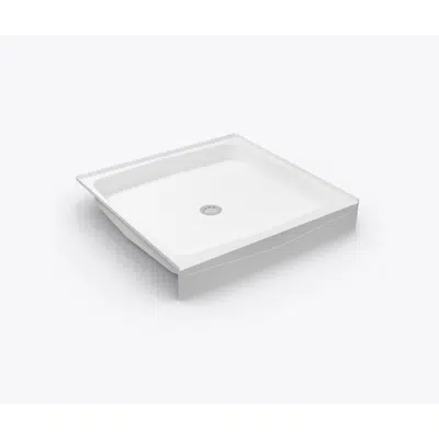 Image for XAB 4242 SH Acrylic Alcove Shower Base with Center Drain