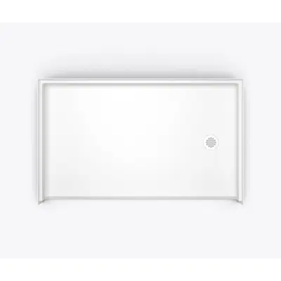 Image for SSB 6036BF COL L/R - Solid-Surface Barrier-Free Shower Base