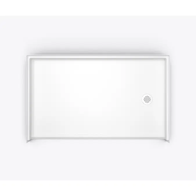 SSB 6036BF COL L/R - Solid-Surface Barrier-Free Shower Base