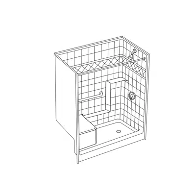 изображение для SST6032SH MS Hospitality - Accessible Shower