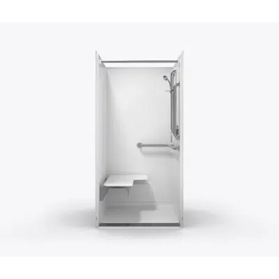 Image for SST3838TR .75 MS RF PHYC - 36 x 36 Code Compliant Solid Surface Transfer Shower with Integral Trench Drain