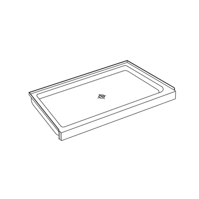 Image for SSB 6038 4.0 ANSI-B - 58 x 36 FHA/ANSI-B Code Compliant Shower Base