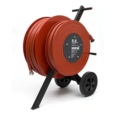 Imagem para Wheeled hose reel 45m1" 30m3/4" }