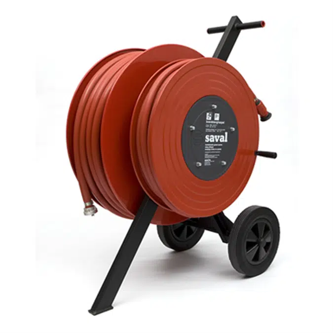 BIM objects - Free download! Wheeled hose reel 70m1 20m1