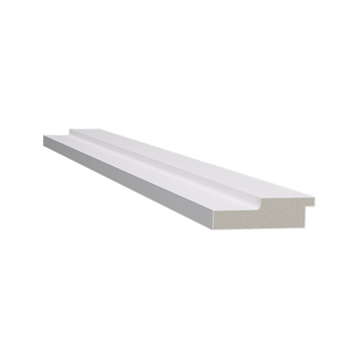 Image for Polystyrene Slatted Wall Moulding 55 - White