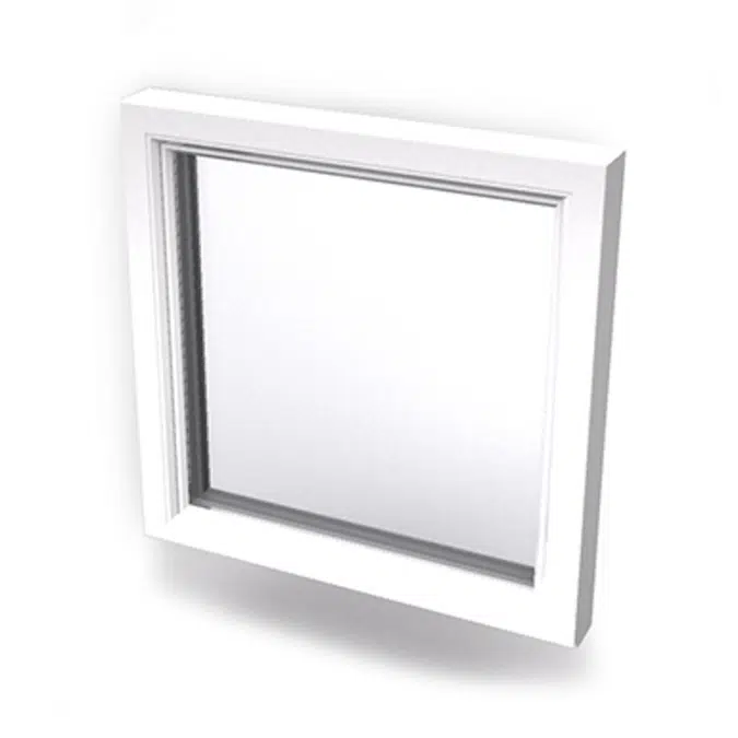 Inward opening window 2+1 glass 1-light Sidehung