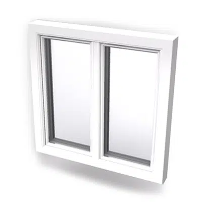 Image for Inward opening window 2+1 glass 2-light without mullion