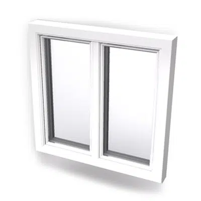 imagem para Inward opening window 2+1 glass 2-light without mullion