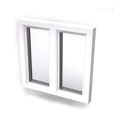 画像 Inward opening window 2+1 glass 2-light with mullion Sidehung or Kippdreh with Sidehung or Kippdreh