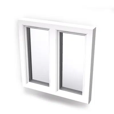 Image for Inward opening window 2+1 glass 2-light with mullion Sidehung or Kippdreh with Sidehung or Kippdreh