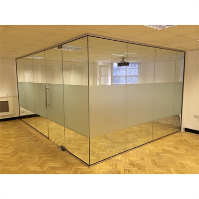 BIM objects Free download! Axis Glass L Shaped BIMobject