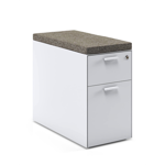 caisson tiroir slim l32 avec galette d'assise