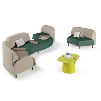 Image for Hawaï – Modular sofa (curved module)