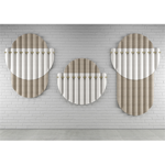gommette – acoustic screen in varian - wall mounted
