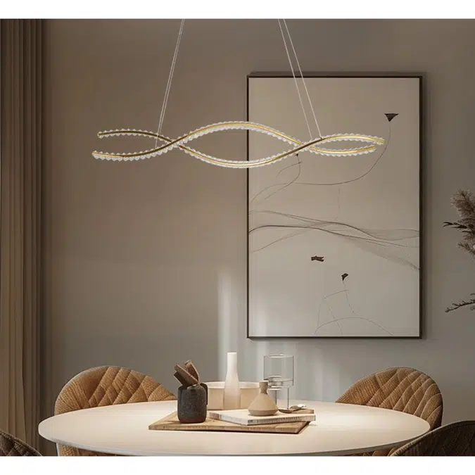 SPARK WAVES PENDANT 120 CCT DIMM CH hanging lamp