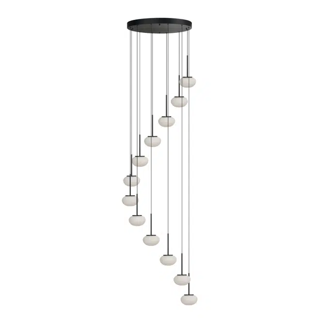 SERENITY 12 BK hanging lamp