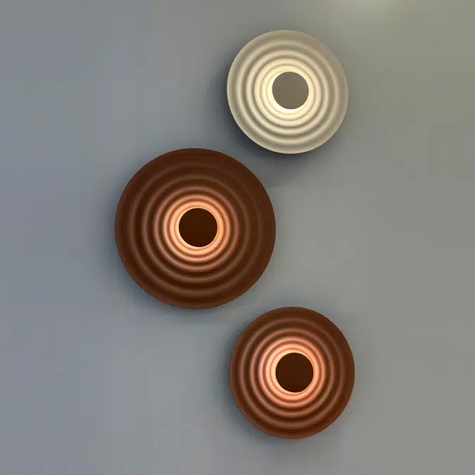 RIPPLE WALL 50 AUBURN wall lamp