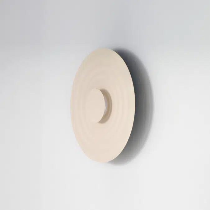 RIPPLE WALL 50 BEIGE wall lamp
