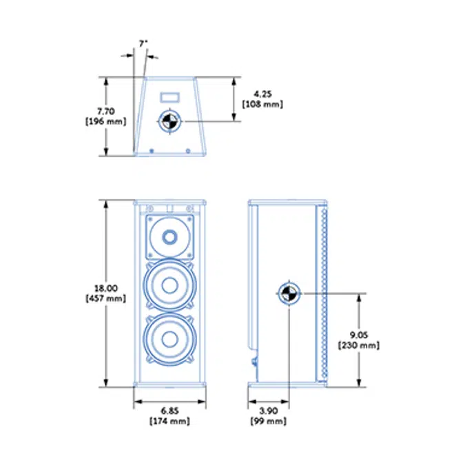 UPM-1XP Wide-Coverage IntelligentDC Loudspeaker