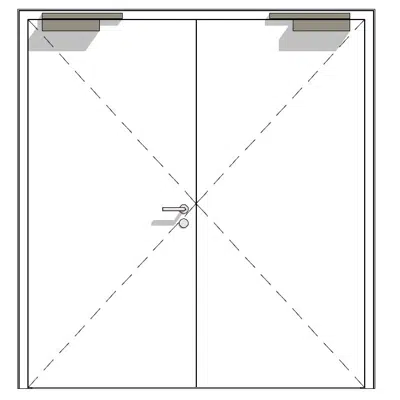 Image for D65-2 OD, steel construction project door