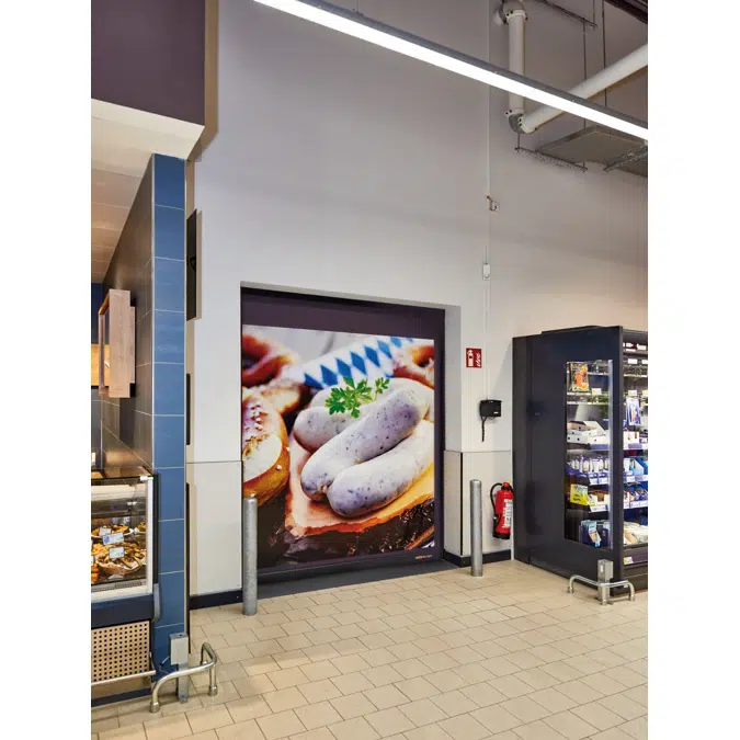 V 2012 – Supermarket, flexible high-speed door