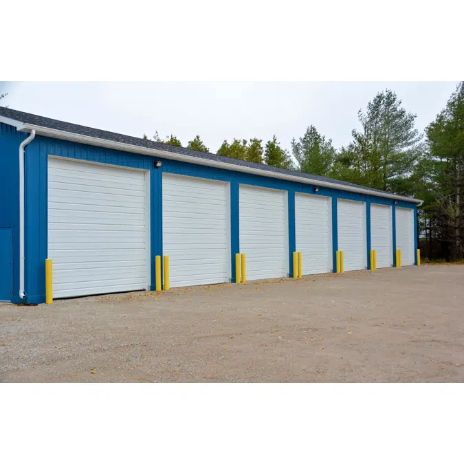 254P Commercial Overhead Sectional Door