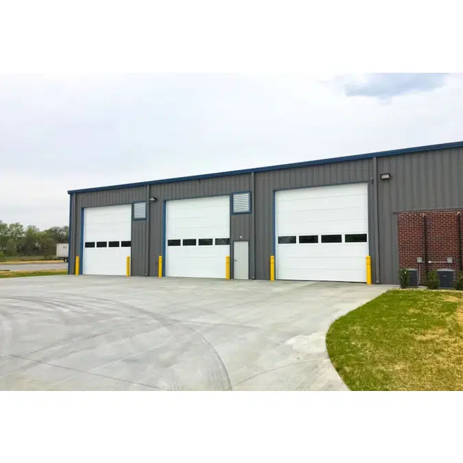 254P Commercial Overhead Sectional Door