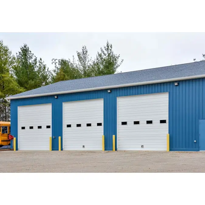 254P Commercial Overhead Sectional Door