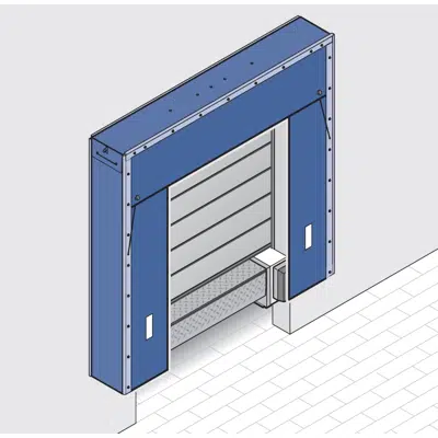 BIM objects - Free download! DSL, flap dock shelter | BIMobject
