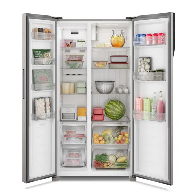 Electrolux Efficient Side By Side Refrigerator With Autosense Technology 435L (Is4S)