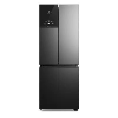 imagem para Electrolux Frost Free Inverter Refrigerator 480L Efficient AutoSense 3 Doors Black Inox Look (IM7B)