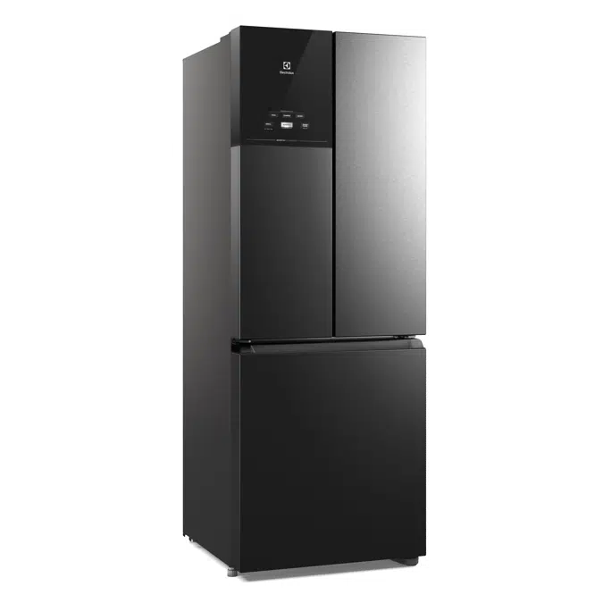 Electrolux Frost Free Inverter Refrigerator 480L Efficient AutoSense 3 Doors Black Inox Look (IM7B)