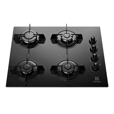 imagem para Gas hob with 4 burners