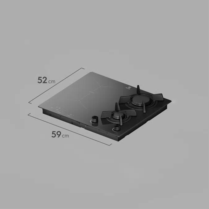 Electrolux Gas Hob Hybrid 2 Induction and 2 (IE62H)