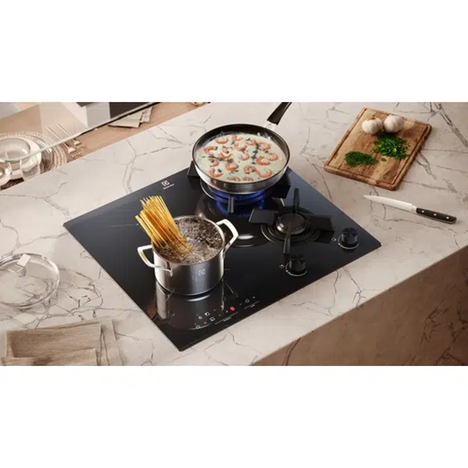 Electrolux Gas Hob Hybrid 2 Induction and 2 (IE62H)