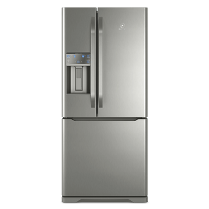 Refrigerator French Door Water and Ice Dispenser 538L Stainless Steel