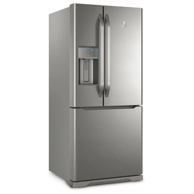 Refrigerator French Door Water and Ice Dispenser 538L Stainless Steel