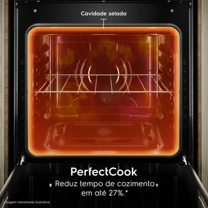 Electrolux Efficient 80L Gas Built-In Oven with PerfectCook (OE8GL)