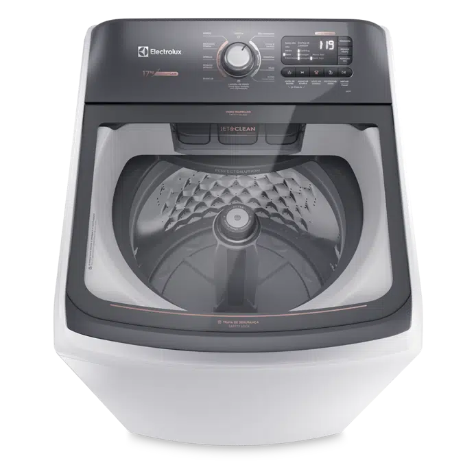 Washer 17kg Premium Care With Stainless Steel Basket, Jet & Clean And Time Control